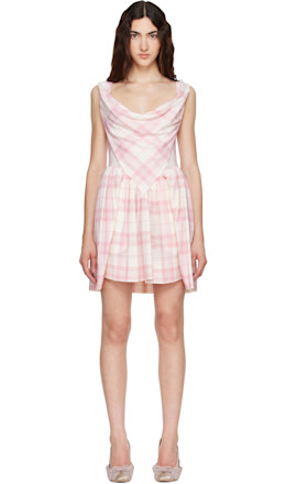 Off-White & Pink Sunday Minidress - Vivienne Westwood