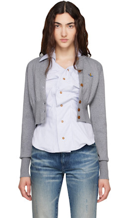 Gray Bea Cropped Cardigan Gray Bea Cropped Cardigan
