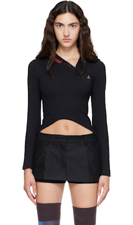 Black LS Glory Polo