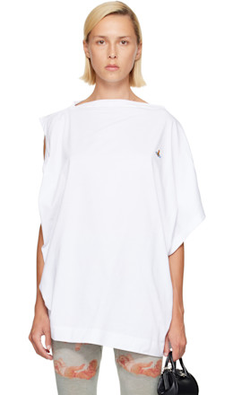 White Oversized Hebo T-shirt