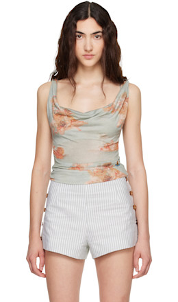 Green Anna Tank Top