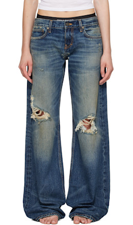 Indigo Bootcut Jeans - Raimundo Langlois
