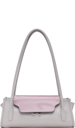 Purple Leather Trunkette Bag - Marni