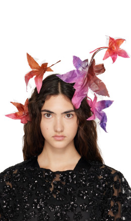 Pink & Purple Wonderwood Headband - Stephen Jones