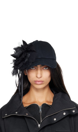 Black Flower Cap - Petra Fagerstrom