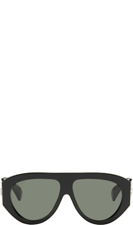 Black Mask Frame Sunglasses - Gucci