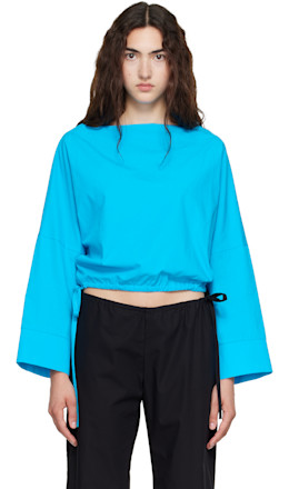 Blue Cuff Top - Brooke Callahan