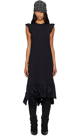 Black Jazz Midi Dress - SECONDA
