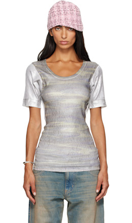 Khaki & Silver SSENSE Exclusive Mouflage T-shirt - SECONDA