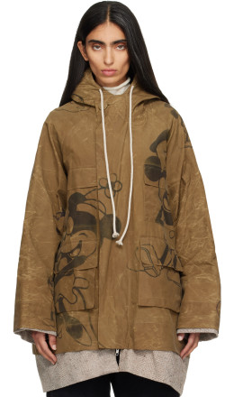 Khaki 1958 Wax Parka - Joone Joonam