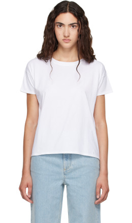 White Basiluzzo LDS T-shirt - Loulou de Saison