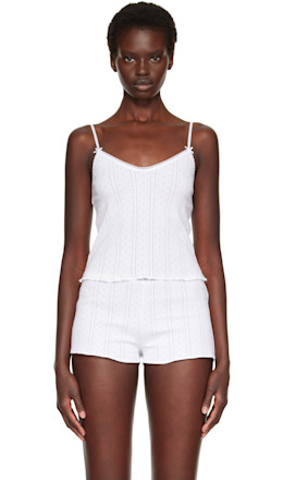 White 'The Long Cami' Camisole