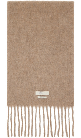 Taupe 'The Carro' Scarf Taupe 'The Carro' Scarf