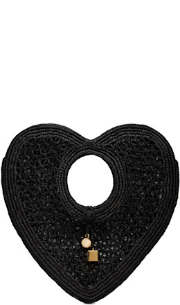 Black 'Le Spiaggia Coeur' Tote Black 'Le Spiaggia Coeur' Tote