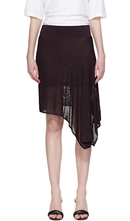 Brown 'The Voile' Midi Skirt Brown 'The Voile' Midi Skirt
