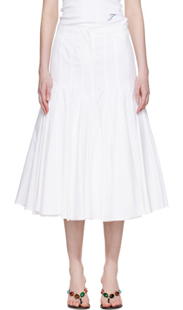 White Plage 'The Agave' Midi Skirt White Plage 'The Agave' Midi Skirt