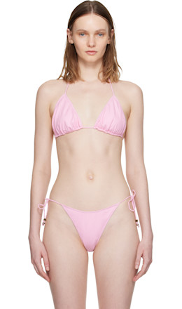 Pink 'The Triangle' Bikini Top Pink 'The Triangle' Bikini Top