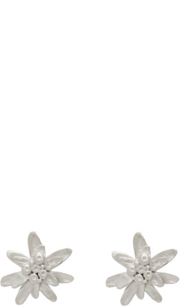 SSENSE Exclusive Zoé Mohm Edition Edelweiss Earrings - Rier