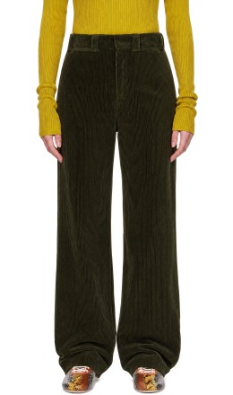 Green Corduroy Trousers - Rier