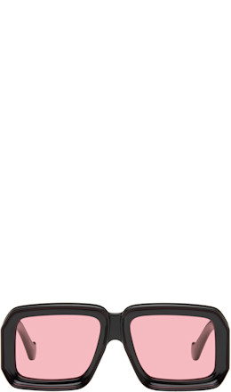 Black Paula's Ibiza 'Dive in Mask' Sunglasses - LOEWE