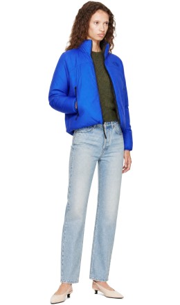 Blue Pertex Nuptse Reversible Down Jacket - The North Face