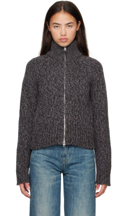 Gray Flight Zip Cardigan - OUR LEGACY