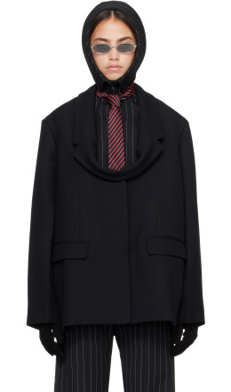 Black 'The Boxy' Blazer - Jean Paul Gaultier