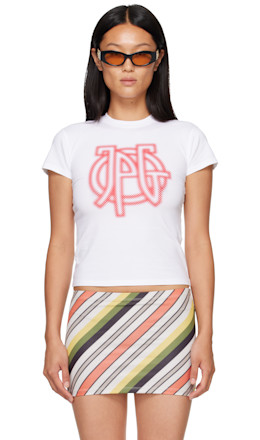 White 'The JPG Baby' T-shirt