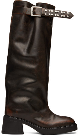Brown Kristel Tall Boots - Miista