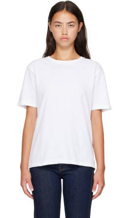White Mae T-shirt - KHAITE
