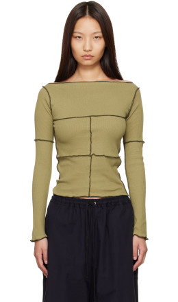 Green Cinder Long Sleeve T-shirt