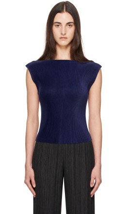 Navy Mist September Top