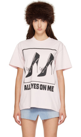 Pink 'All Eyes On Me' T-shirt