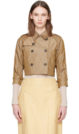 Khaki Costelo Trench Coat - Paloma Wool