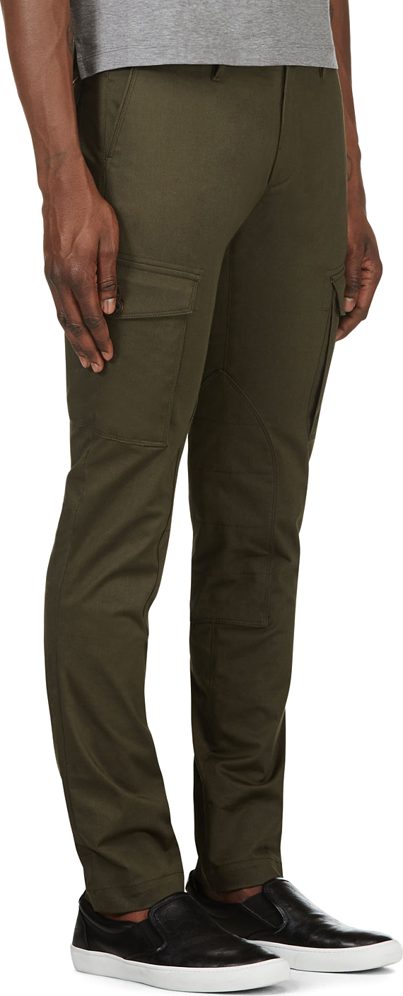 moncler green stretch cotton cargo pants 380 usd view details stretch