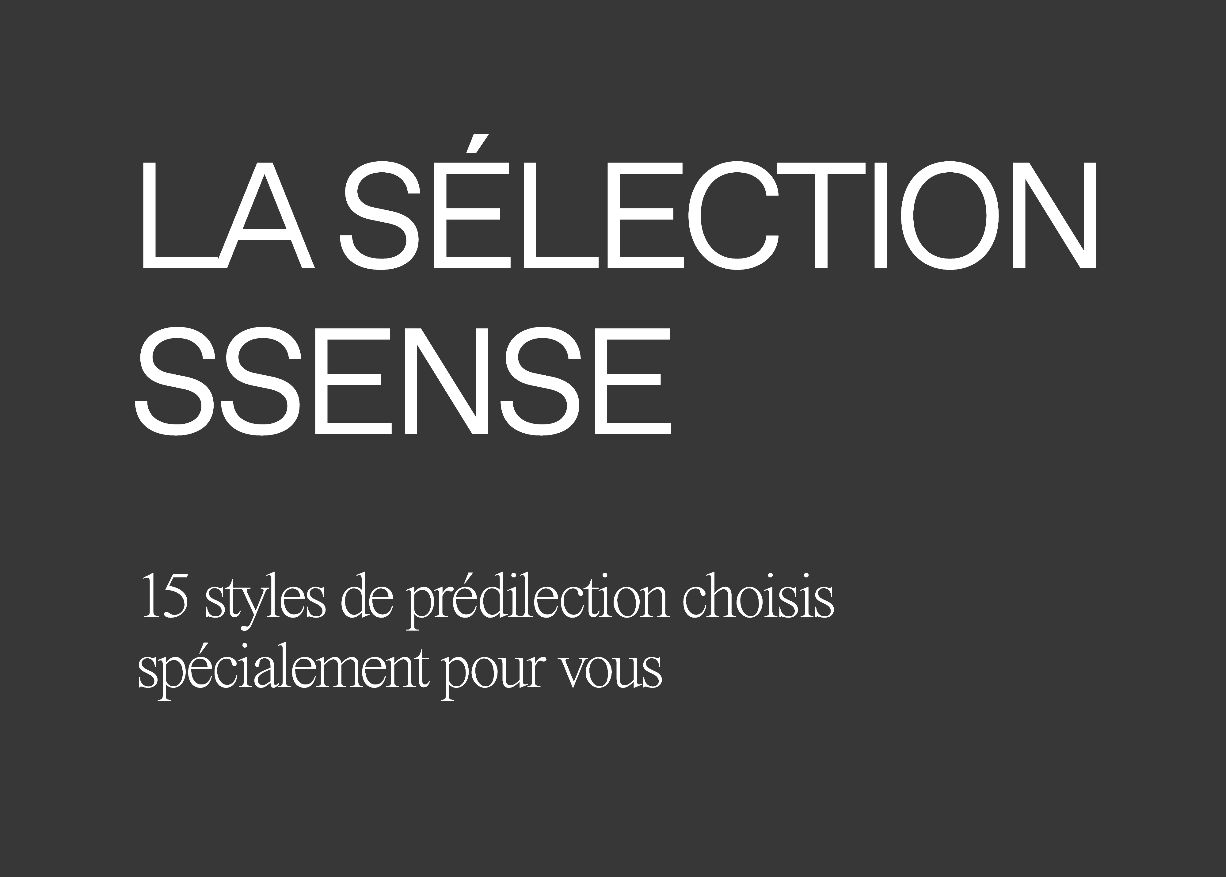 Hommes | SSENSE France