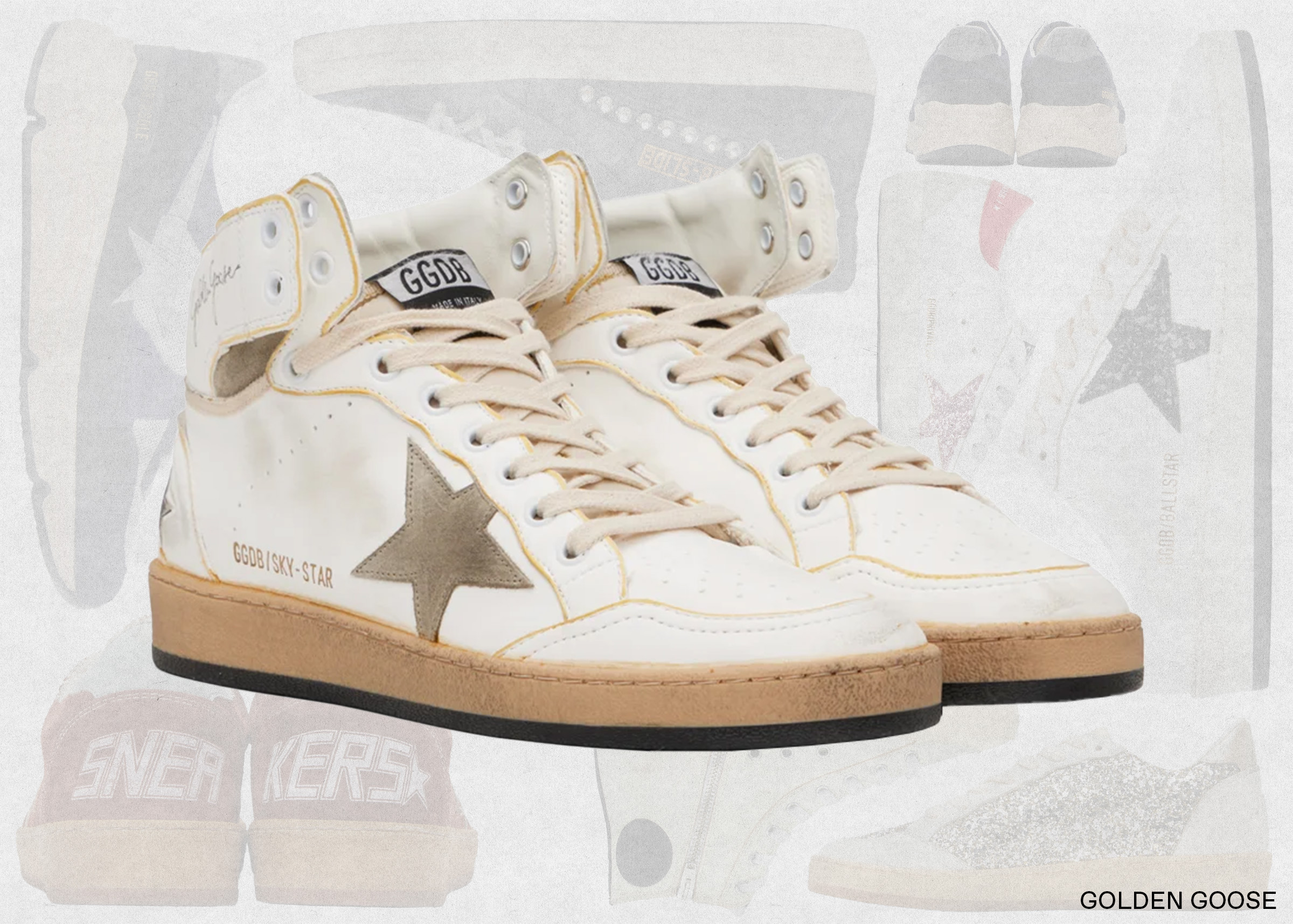 Golden goose discount high top trainers