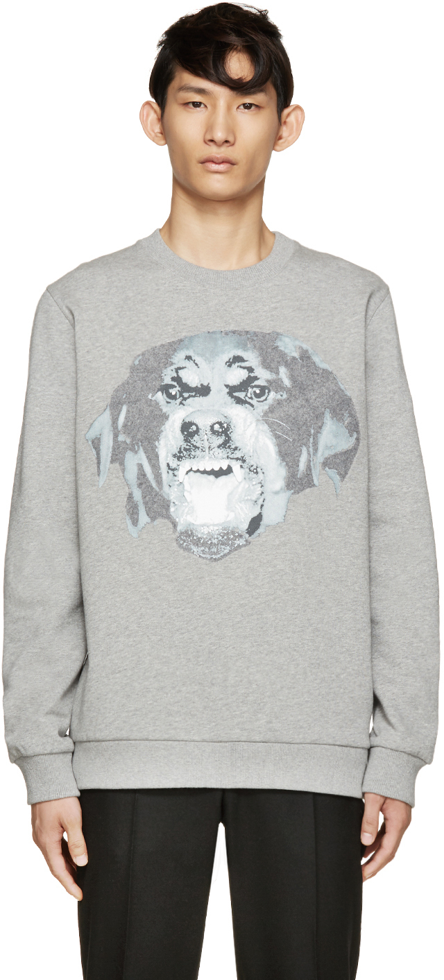 Givenchy Grey Rottweiler Sweatshirt