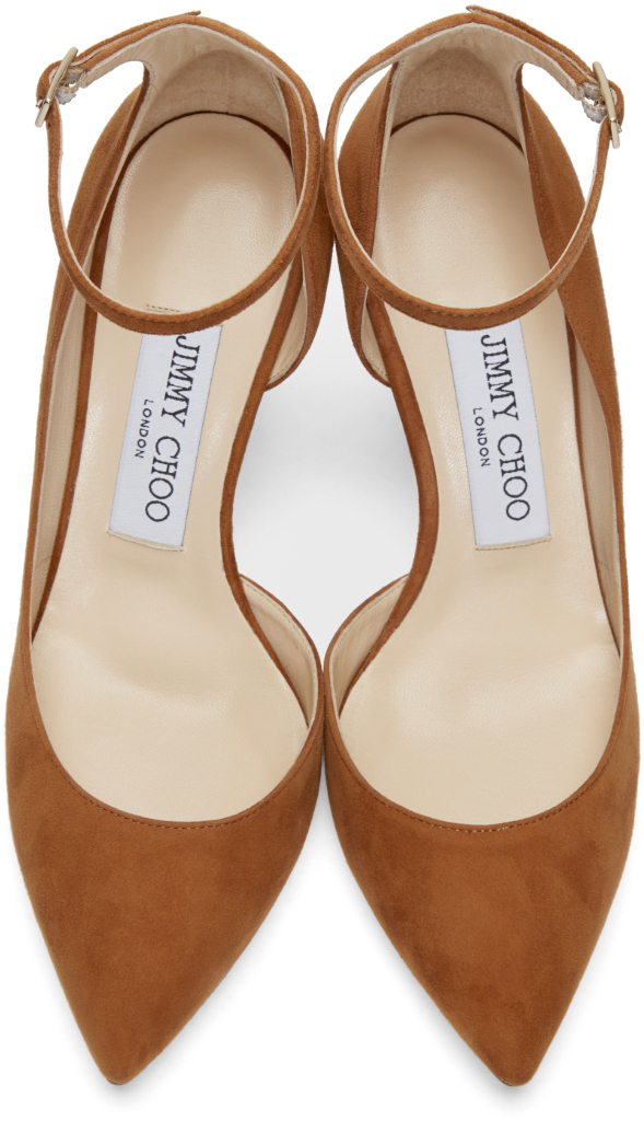jimmy choo tan heels