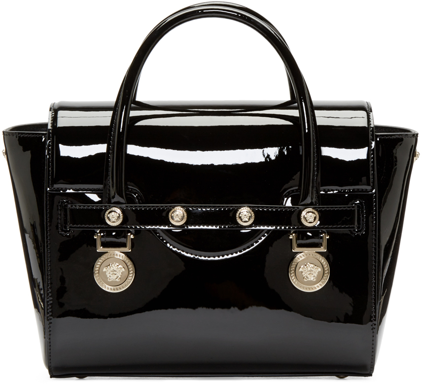 Versace: Black Small Venice Bag | SSENSE