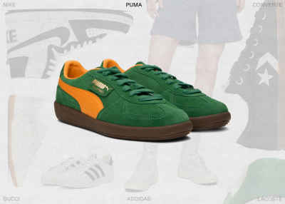 Puma Brasil Sneakers/Shoe (Unisex) - Green/Yellow