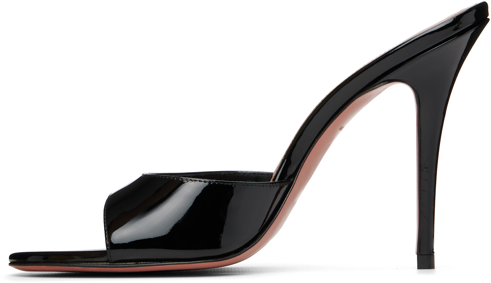 Amina Muaddi - Black Elodie Slipper 105 Heeled Sandals — Image 3