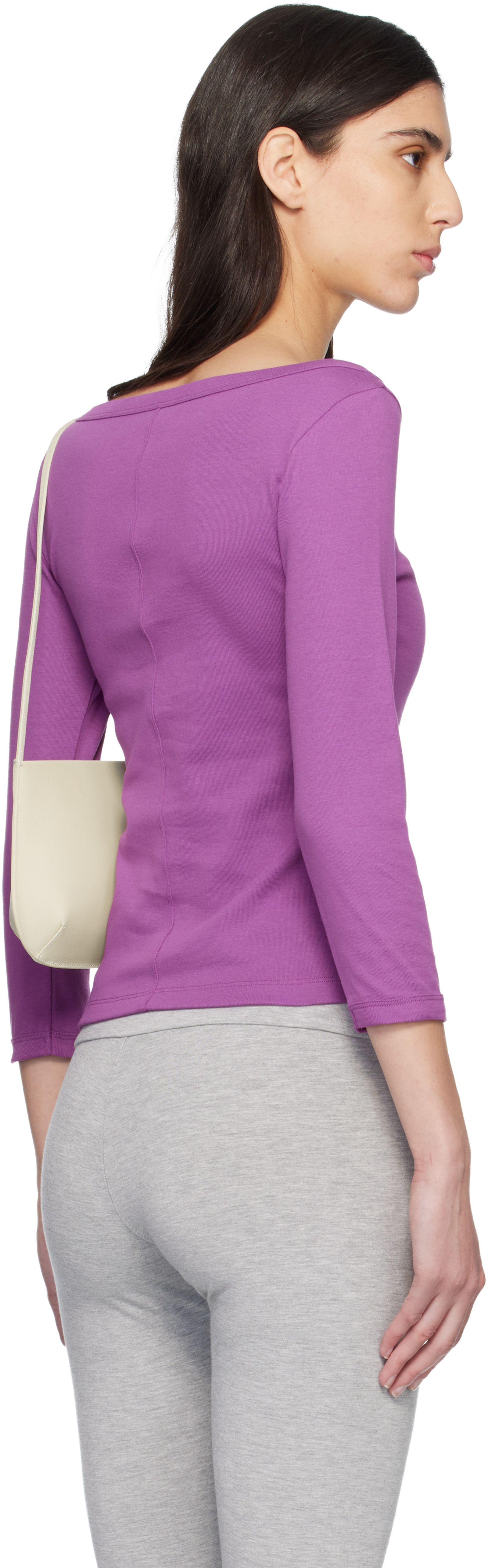 FLORE FLORE - Purple Steffi T-shirt — Image 3