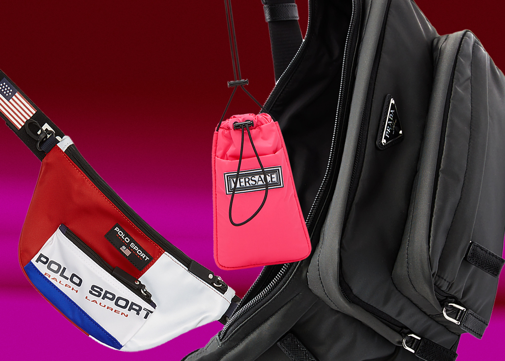 Packing a Pouch with Versace, Prada, and Polo Sport | SSENSE Canada