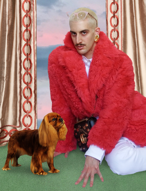 Dressing for the Westminster Dog Show with Michael the III