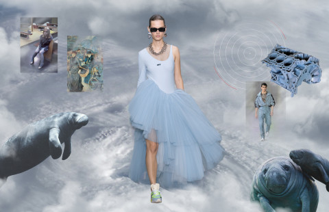 Color Story: “Manatee Blue” by SSENSE
