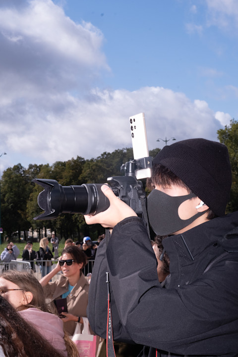 Outside the Fashion Show, the Real Show Happens