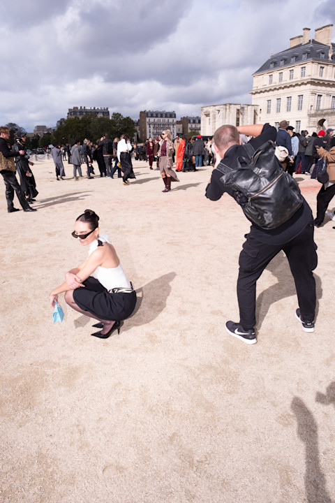 Outside the Fashion Show, the Real Show Happens