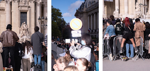 Outside the Fashion Show, the Real Show Happens