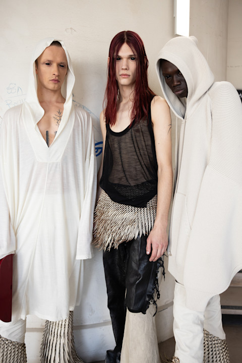 How Rick Owens’s Futuristic Feather Boots Stomped Through Fashion Week